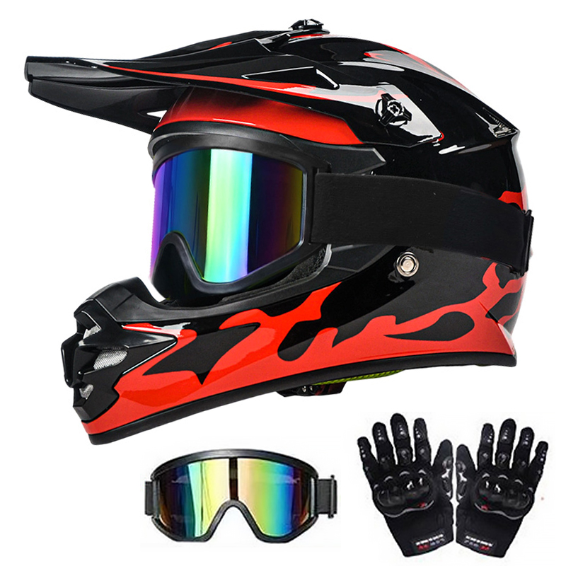 Mountain Biking Gloves - Dot Certified Children's Motorcycle Helmets Suitable