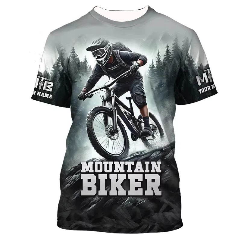 Mountain Biking Shirts - 2026 New Men's Mountain Bike Graphic