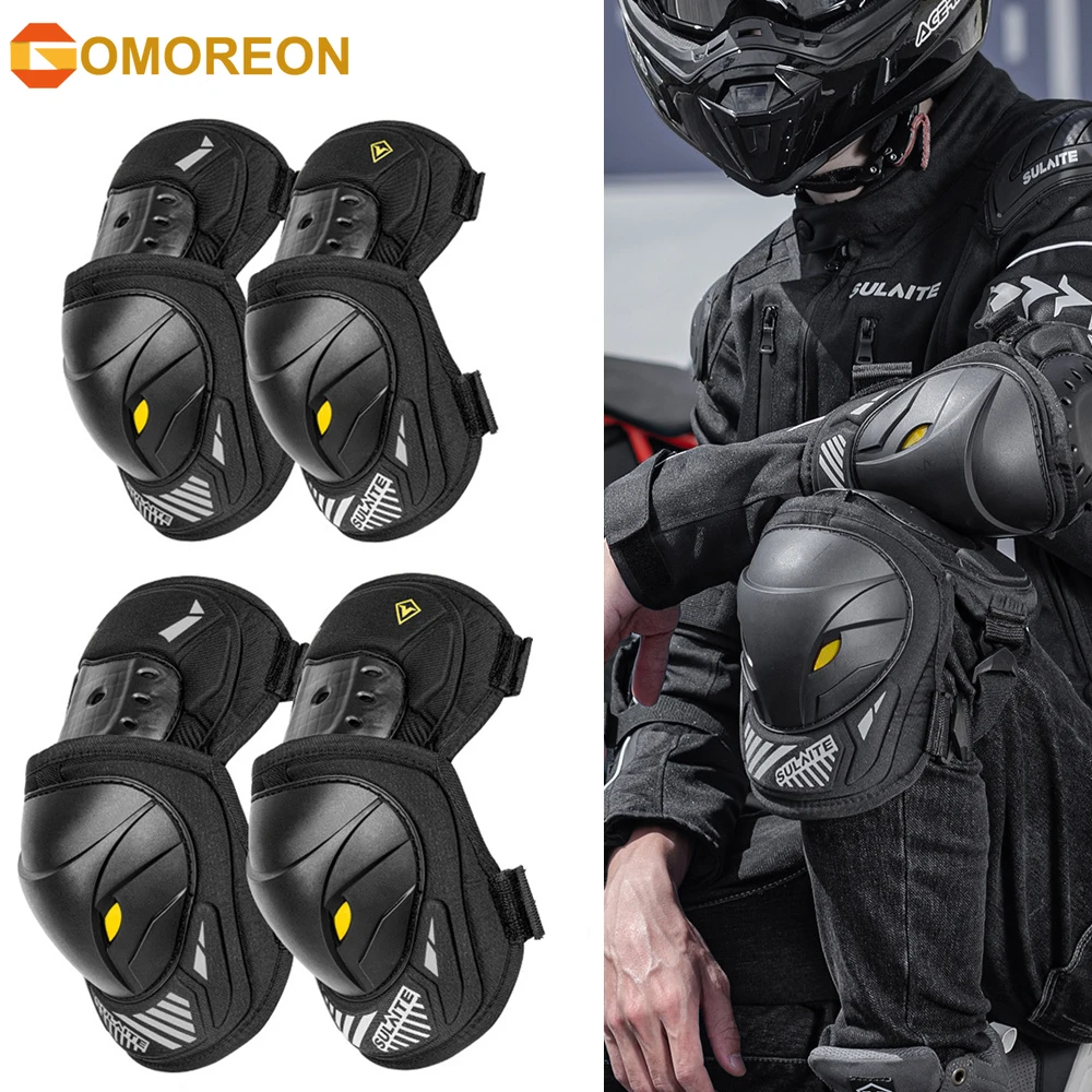 GOMOREON 1Pair Motorcycle Elec - đánh giá và giá Mountain Biking Knee Pads