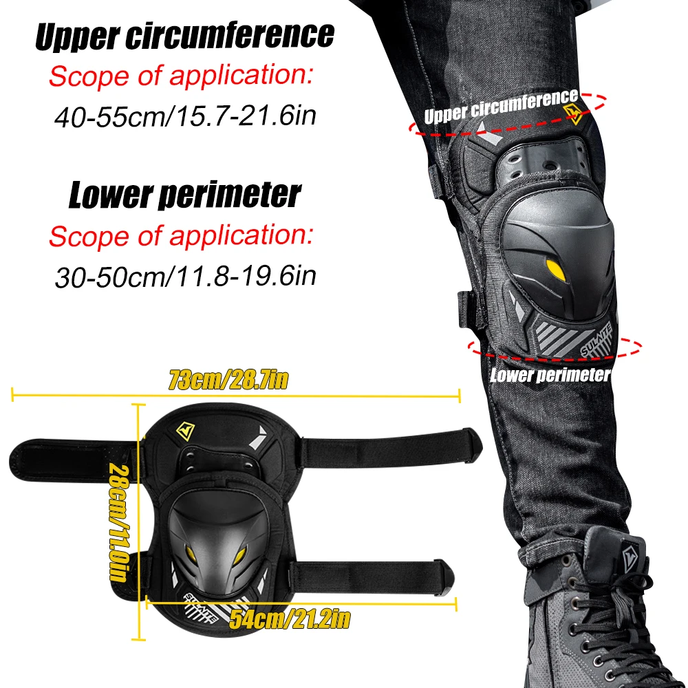 GOMOREON 1Pair Motorcycle Elec - đánh giá và giá Mountain Biking Knee Pads