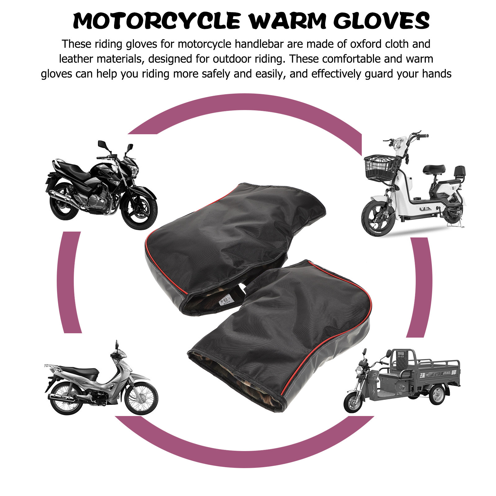 1Pair Motorcycle Winter Gloves - đánh giá và giá Mountain Biking Gloves