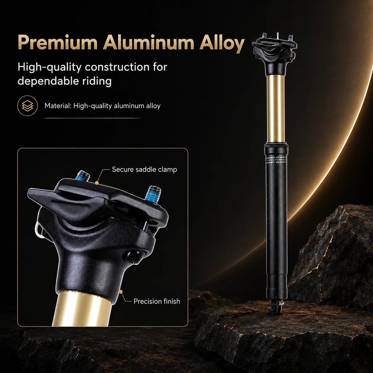 ZOOM Suspension Dropper Seatpo - đánh giá và giá Dropper Post Remote