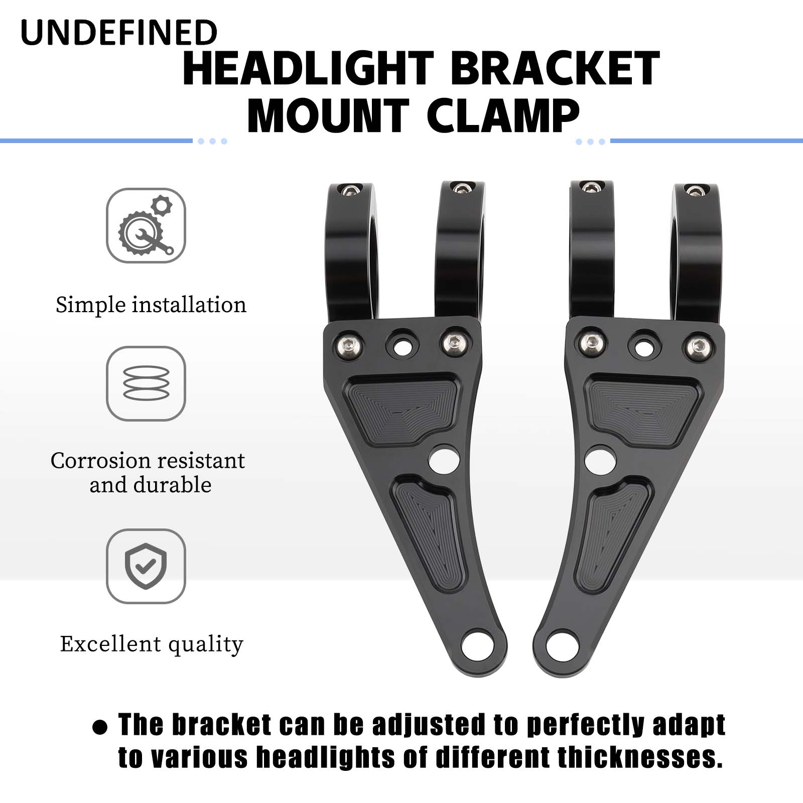 33mm-58mm Headlight Bracket Mo - đánh giá và giá Mountain Biking Shop