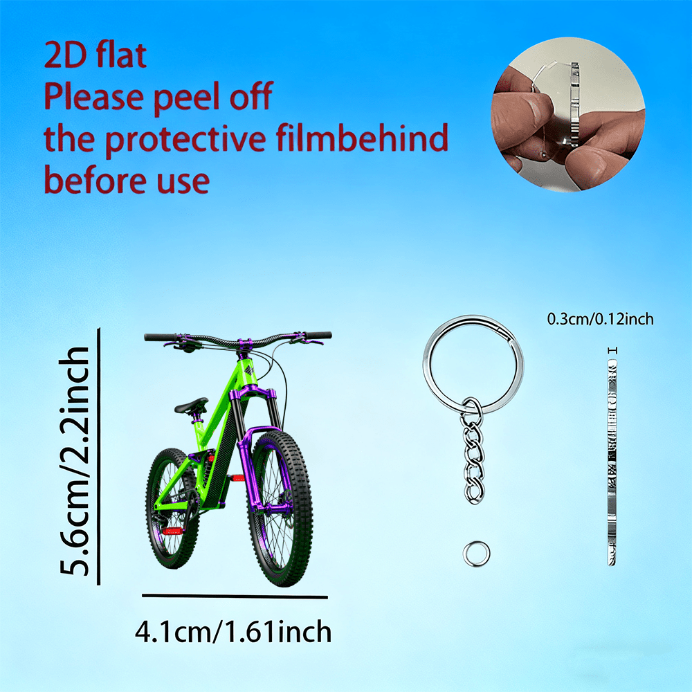 2D Mountain Bike Keychain Vibr - đánh giá và giá Mountain Biking Holidays