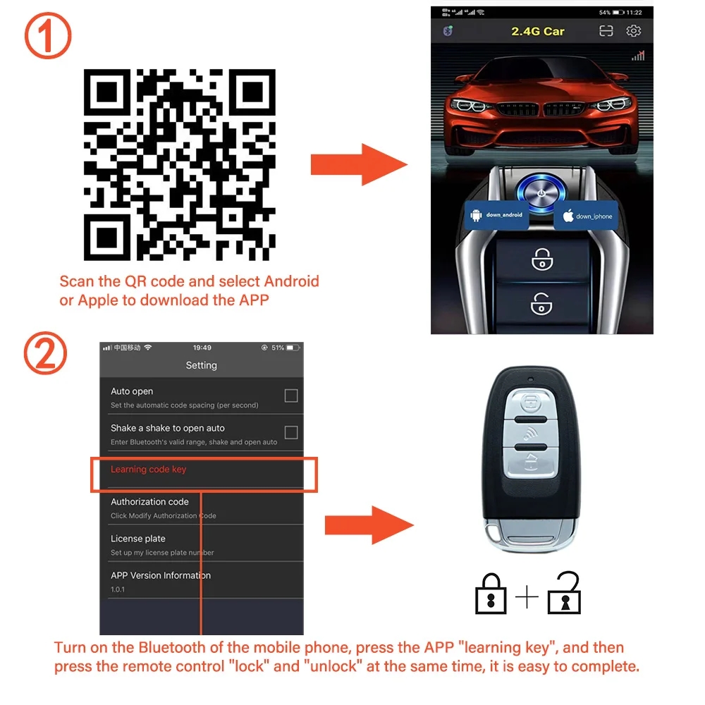 Universal Car Alarm Auto Start - đánh giá và giá Dropper Post Remote