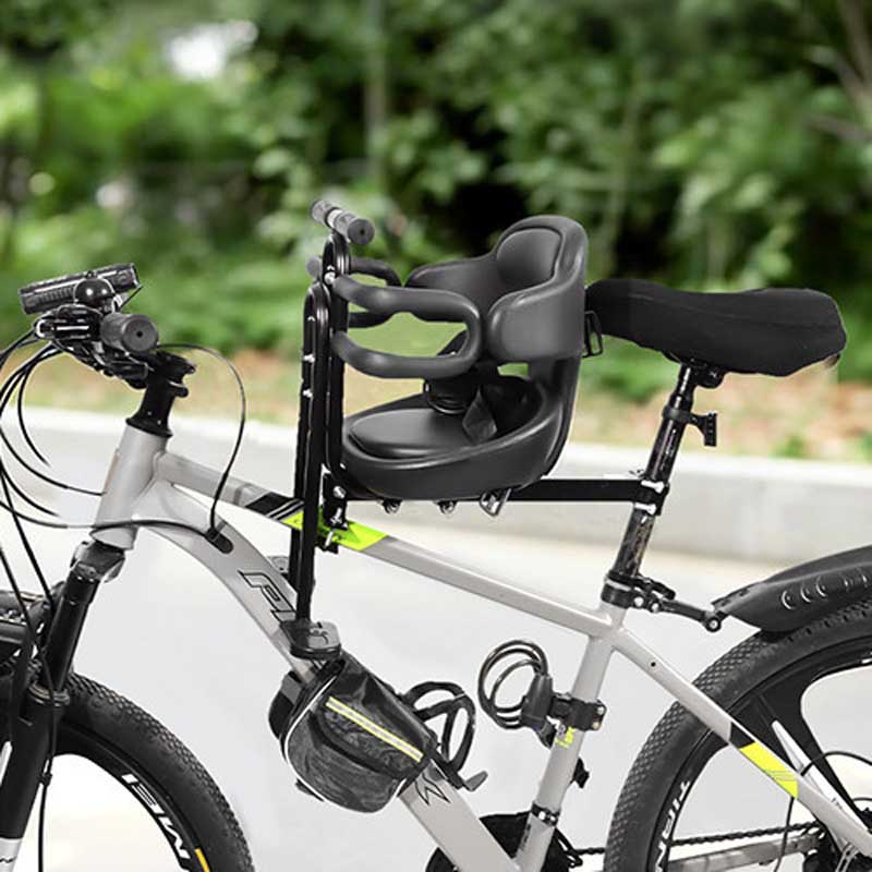 Front Mount Kids Bike Seat wit - đánh giá và giá Mountain Biking Shop