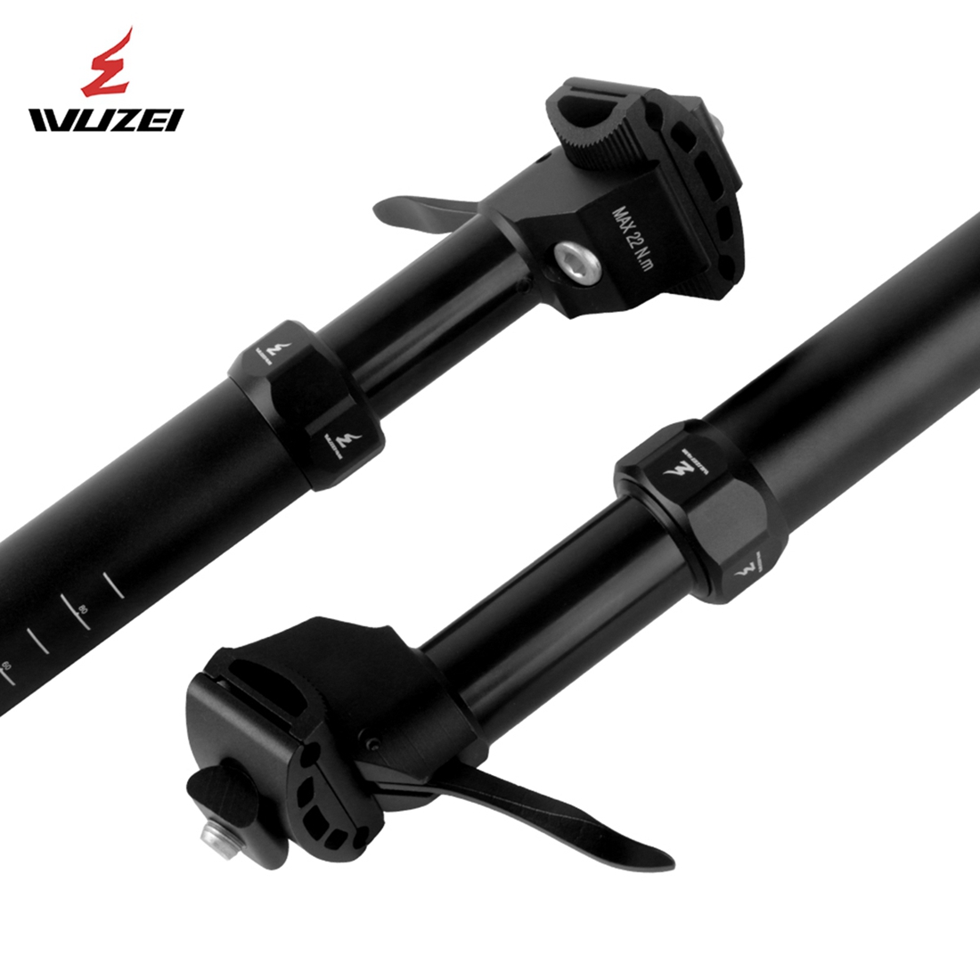 WUZEI MTB Manual Control Dropp - đánh giá và giá Dropper Post Remote